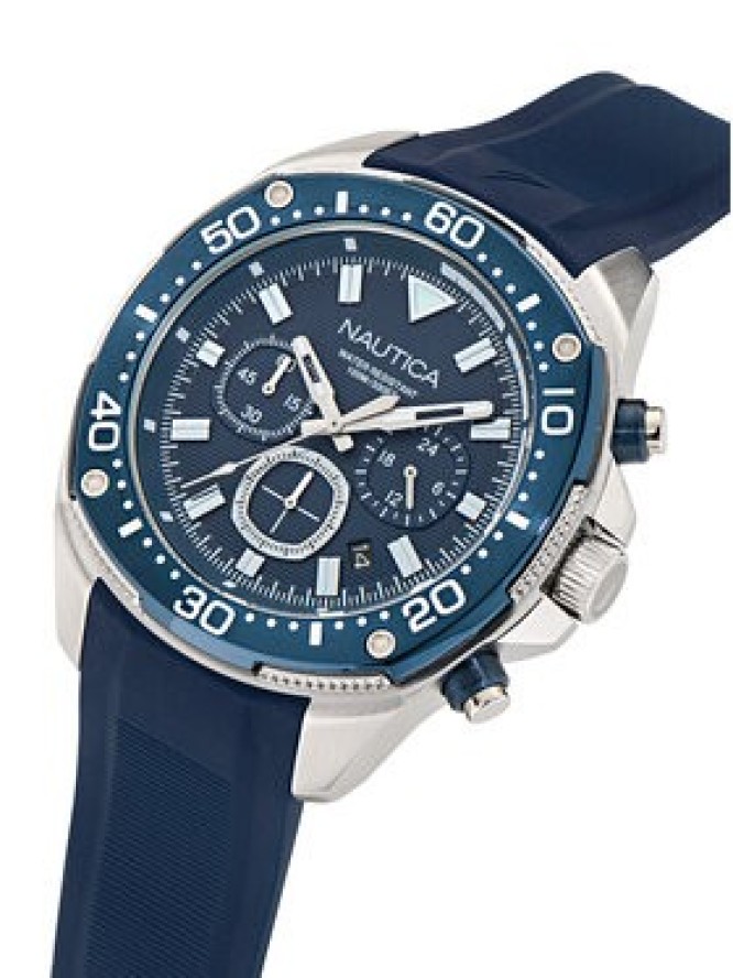 Nautica Zegarek Bluesail Chronograph NAPBSF403 Niebieski