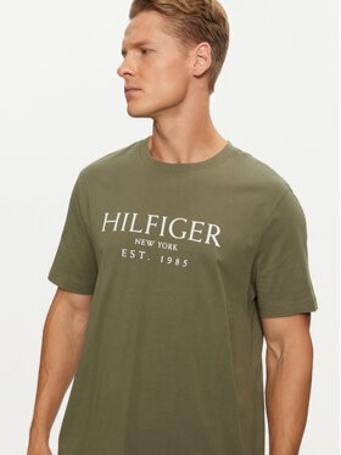 Tommy Hilfiger T-Shirt MW0MW36499 Zielony Regular Fit