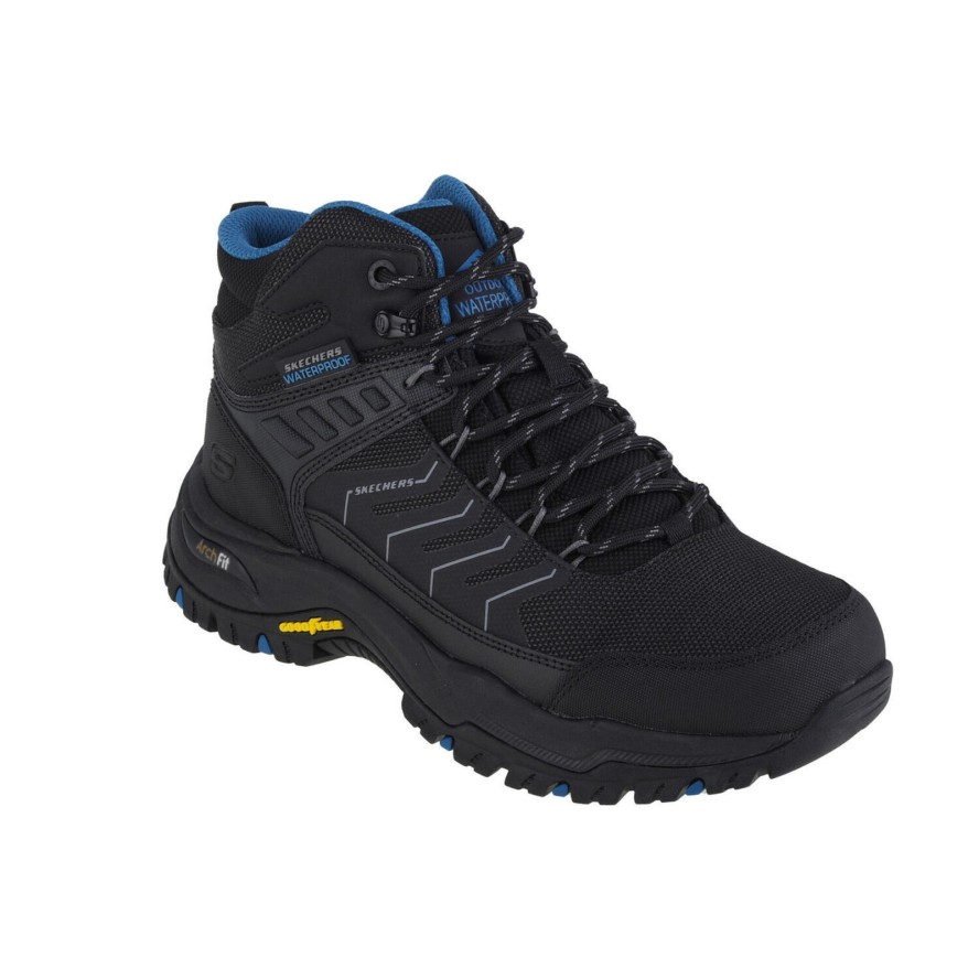 Buty Skechers Trekkings Arch Fit Dawson Raveno, Czarny, Mężczyźni