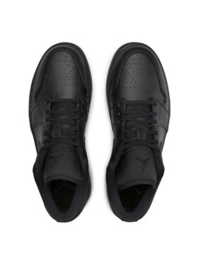 Nike Sneakersy Air Jordan1Low 553558 091 Czarny