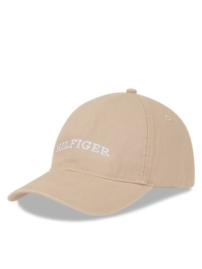 Tommy Hilfiger Czapka z daszkiem Th Monotype Soft 6 Panel Cap AM0AM12154 Beżowy