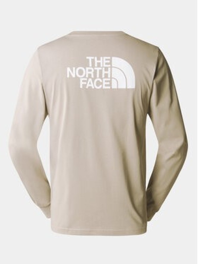 The North Face Longsleeve Easy NF0A87N8 Szary Regular Fit