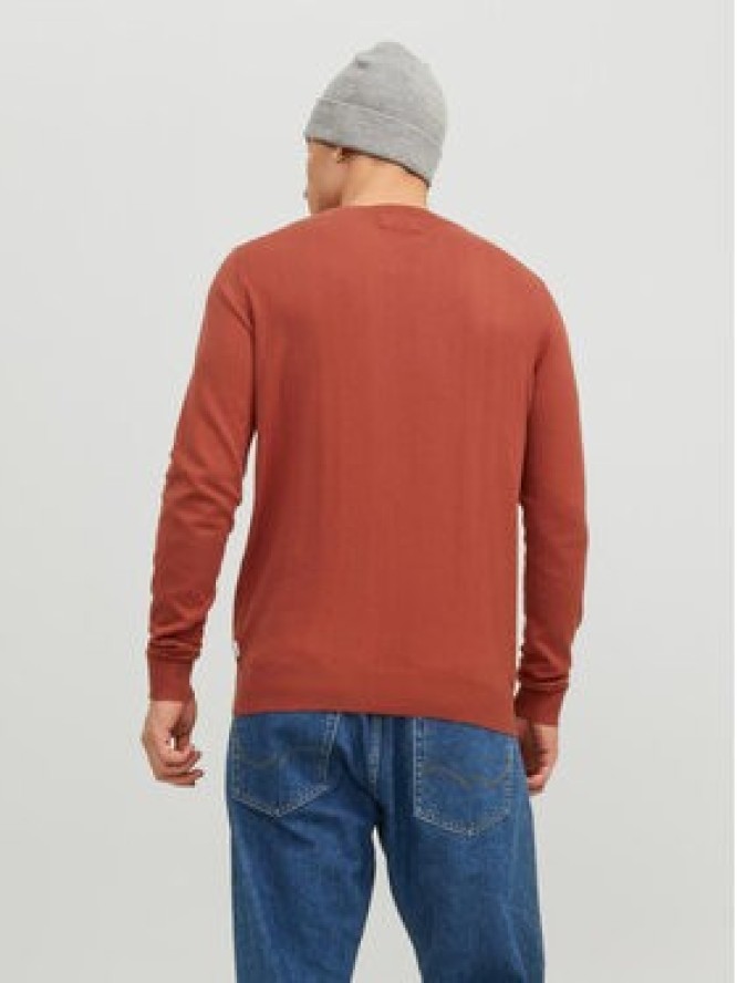 Jack&Jones Sweter 12208364 Pomarańczowy Regular Fit