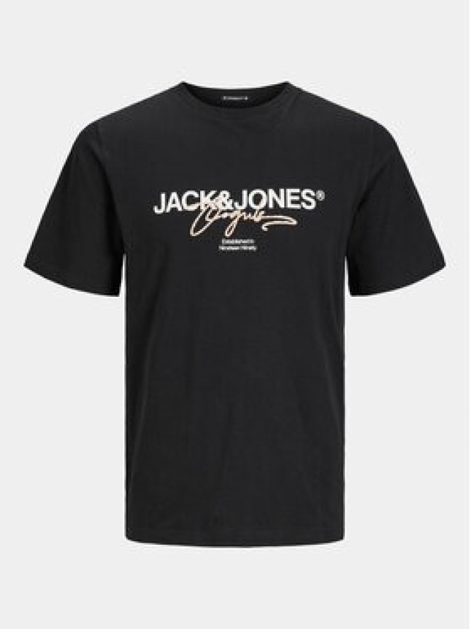 Jack&Jones T-Shirt Joraruba 12255452 Czarny Standard Fit