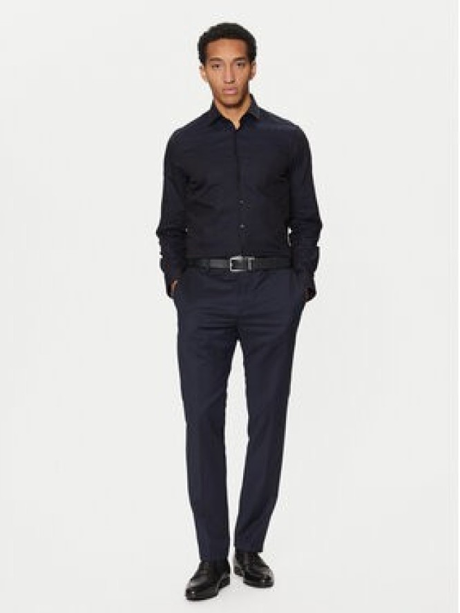 Calvin Klein Koszula K10K113840 Granatowy Slim Fit