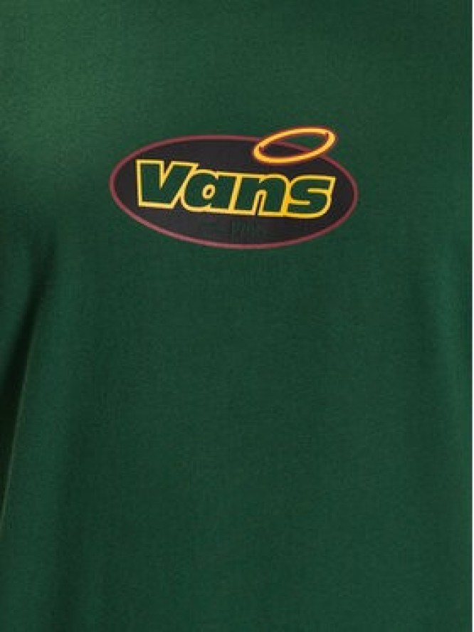 Vans T-Shirt Perfect Halo Ss Tee VN00003P Zielony Regular Fit