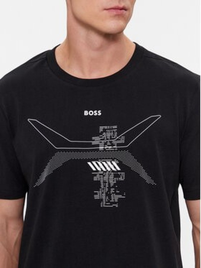 Boss T-Shirt 50506358 Czarny Regular Fit