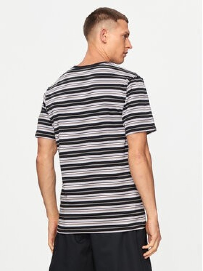 Converse T-Shirt M Loose Fit Striped Tee 10027159-A01 Czarny Loose Fit