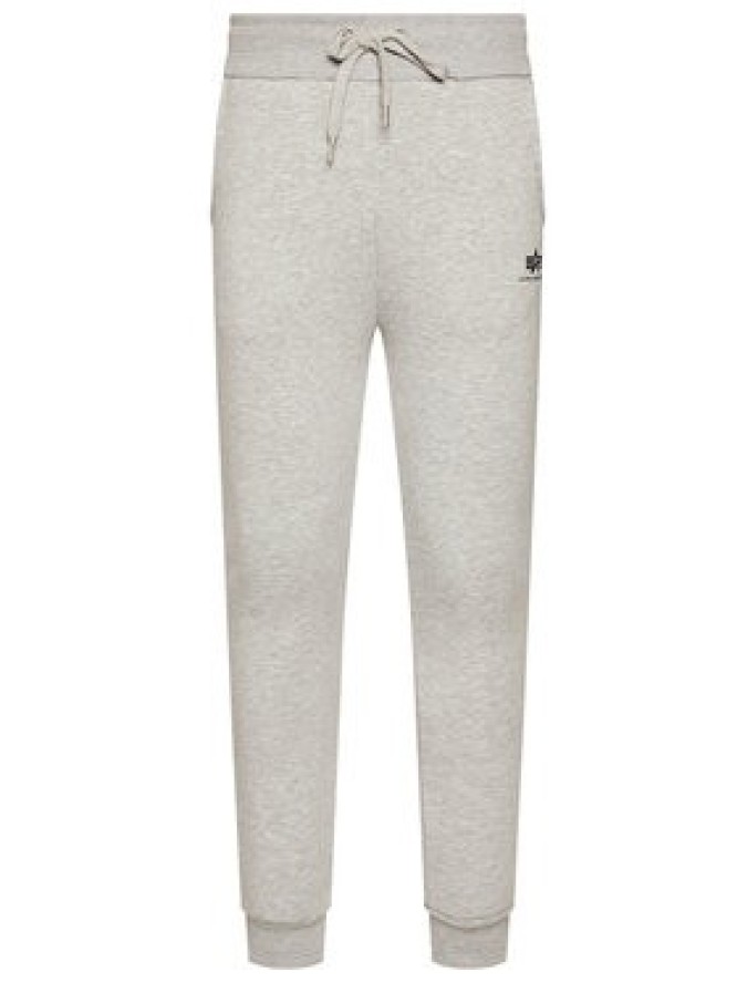 Alpha Industries Spodnie dresowe Basic Jogger 116370 Szary Slim Fit