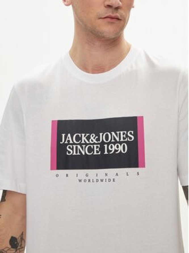 Jack&Jones T-Shirt Lafayette 12252681 Biały Standard Fit