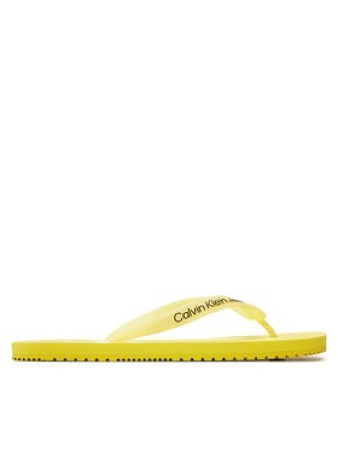 Calvin Klein Jeans Japonki Beach Sandal Monogram Tpu YM0YM00838 Żółty