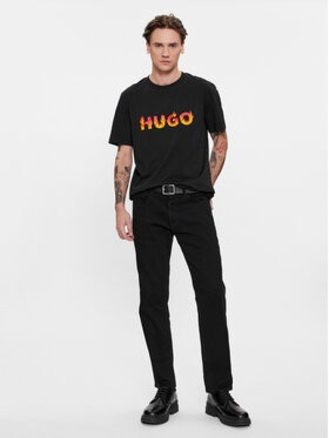 Hugo T-Shirt Danda 50504542 Czarny Regular Fit