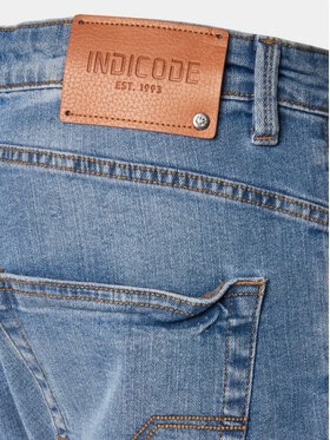 INDICODE Szorty jeansowe Kaden 70-100 Niebieski Regular Fit