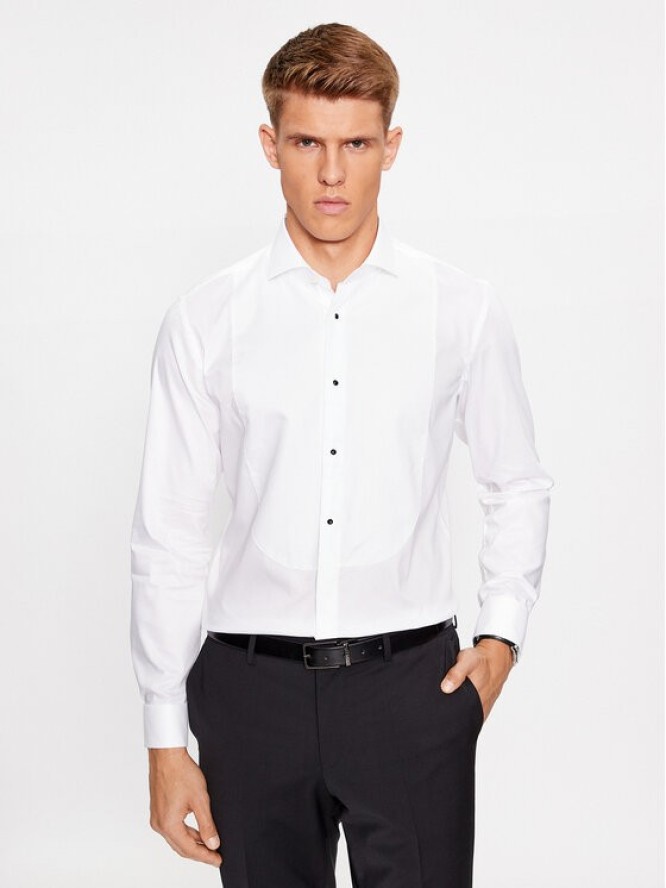 Boss Koszula H-Hank-Tux3-Dc-224 50480070 Biały Slim Fit