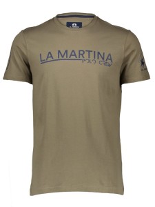 La Martina Koszulka w kolorze khaki rozmiar: S