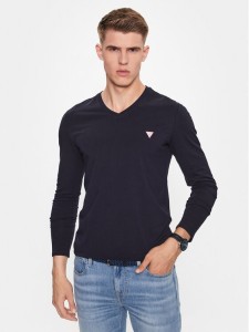 Guess Longsleeve M2YI08 J1314 Granatowy Slim Fit