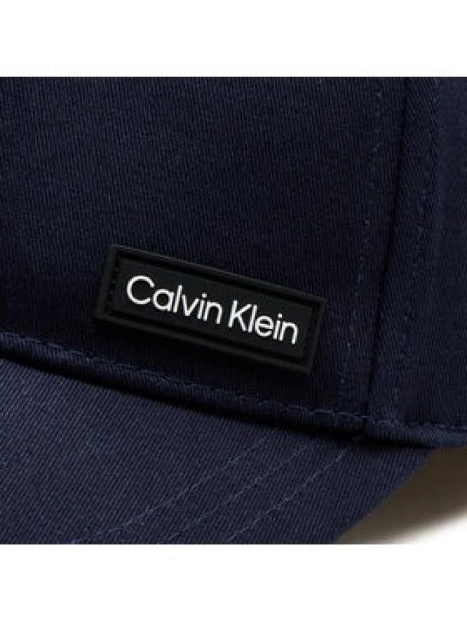 Calvin Klein Czapka z daszkiem Essential Patch Bb Cap K50K510487 Granatowy