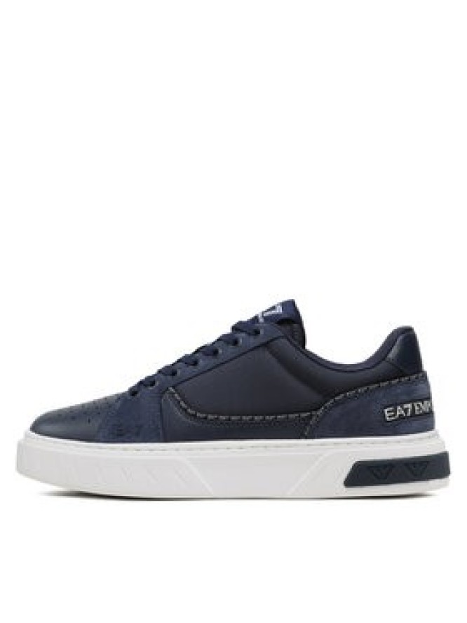 EA7 Emporio Armani Sneakersy X8X144 XK335 R236 Granatowy