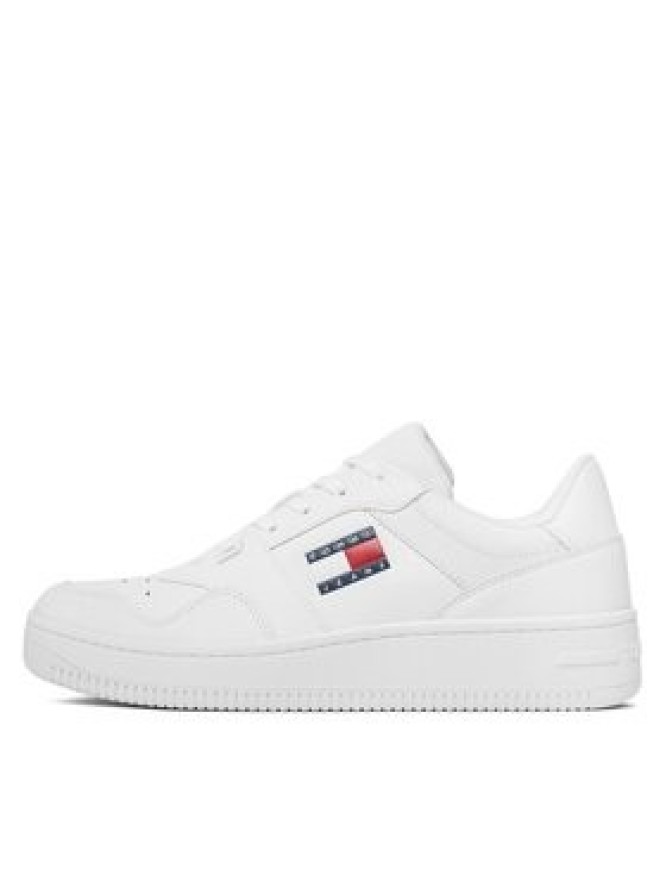 Tommy Jeans Sneakersy Tjm Retro Basket Ess EM0EM01395 Biały