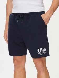 Fila Szorty sportowe FAM0678 Granatowy Regular Fit