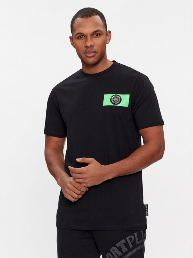 Plein Sport T-Shirt SADC MTK6907 SJY001N Czarny Regular Fit