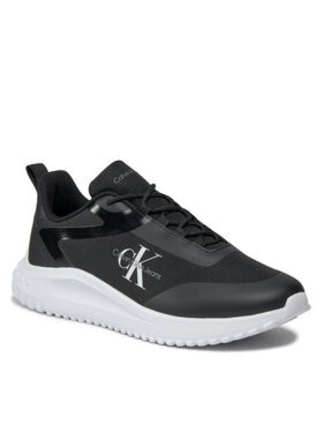 Calvin Klein Jeans Sneakersy Eva Runner Low Lace Ml Mix YM0YM00968 Szary