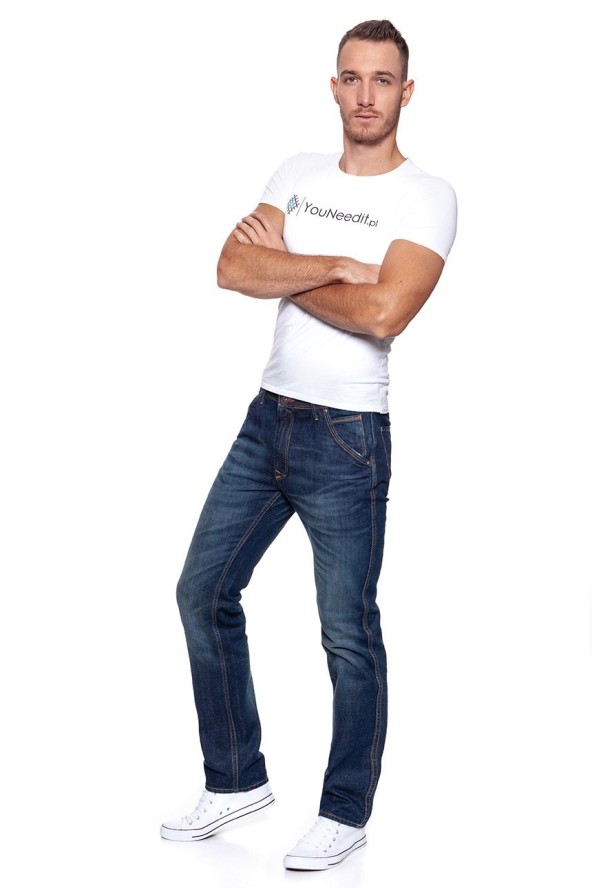 JEANSY LEE MĘSKIE LOGGER SLIM TAPERED L750DJDV