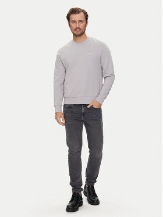 Calvin Klein Jeans Jeansy J30J325741 Szary Tapered Fit