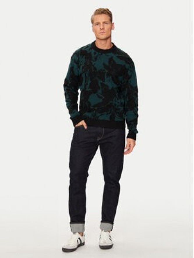 Jack&Jones Sweter Rollie 12215468 Zielony Relaxed Fit