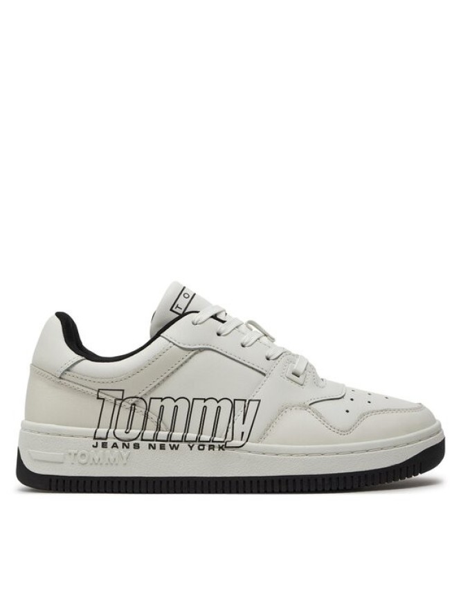 Tommy Jeans Sneakersy Tjm Basket Logo EM0EM01257 Biały