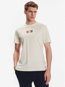 Outhorn T-Shirt TTSHM458 Écru Regular Fit