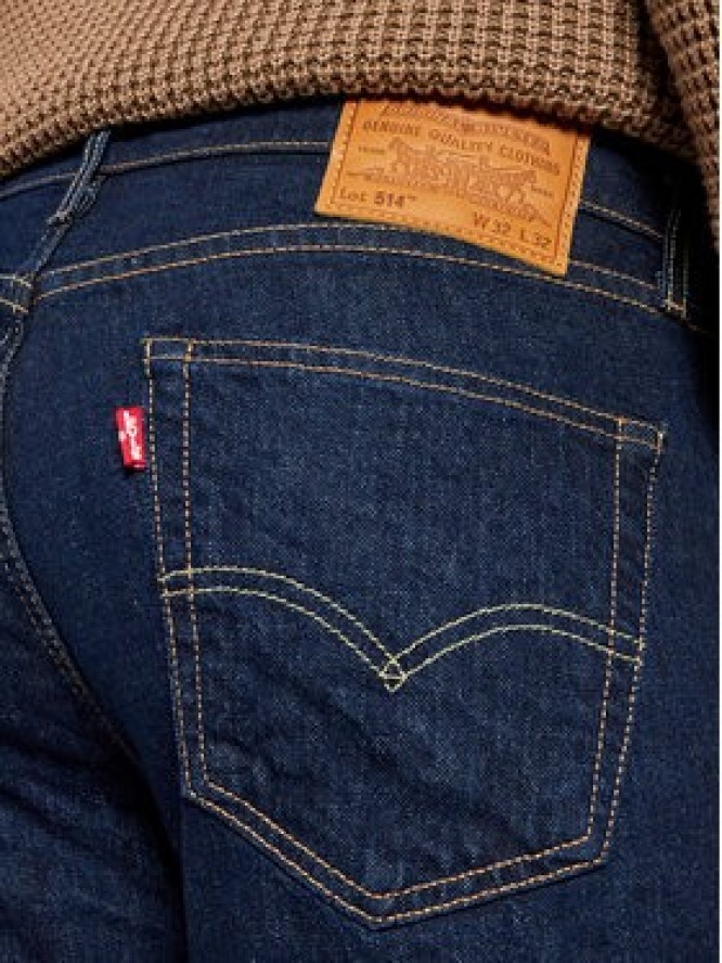 Levi's® Jeansy 514™ 00514-1276 Granatowy Regular Fit