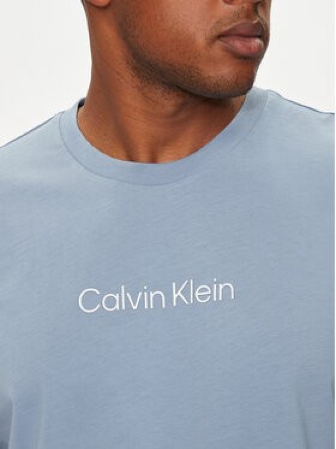 Calvin Klein T-Shirt Hero K10K111346 Niebieski Regular Fit