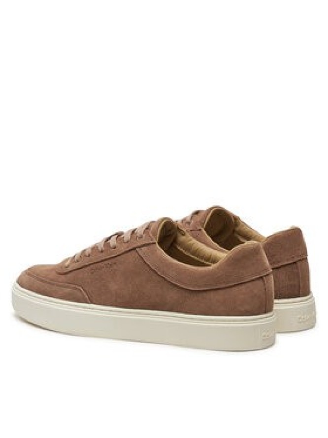 Calvin Klein Sneakersy Lace Up Suede HM0HM01792 Brązowy