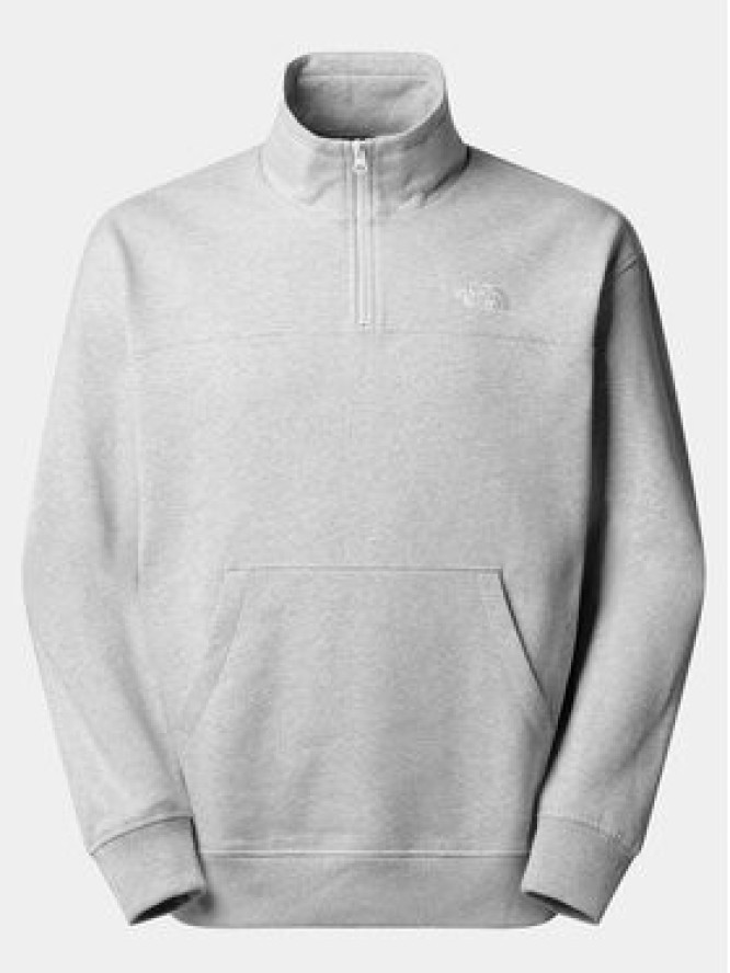 The North Face Bluza Essential NF0A87FC Szary Relaxed Fit