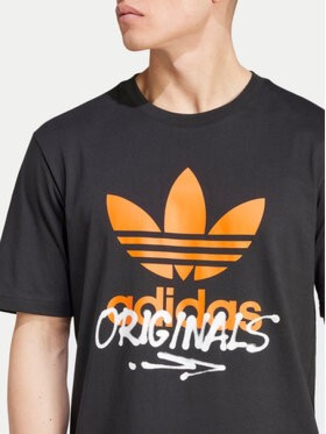 adidas T-Shirt Supply Street IZ2578 Czarny Regular Fit