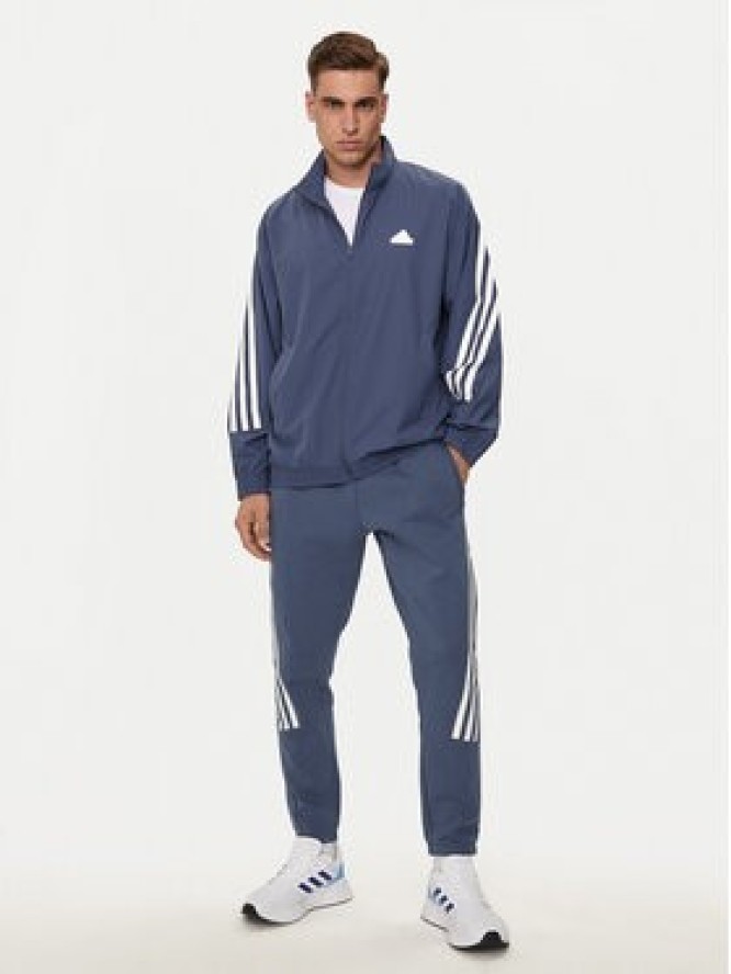 adidas Bluza Future Icons 3-Stripes IR9237 Niebieski Loose Fit