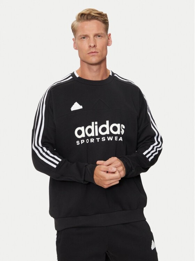 adidas Bluza House of Tiro IW0172 Czarny Regular Fit