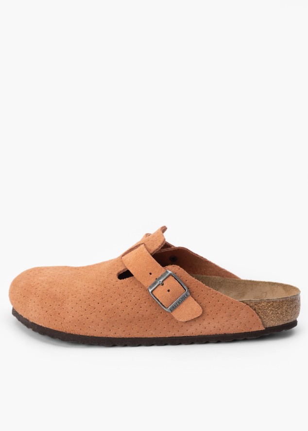 Klapki męskie BIRKENSTOCK BOSTON LEVE DOTTED BURNT ORANGE