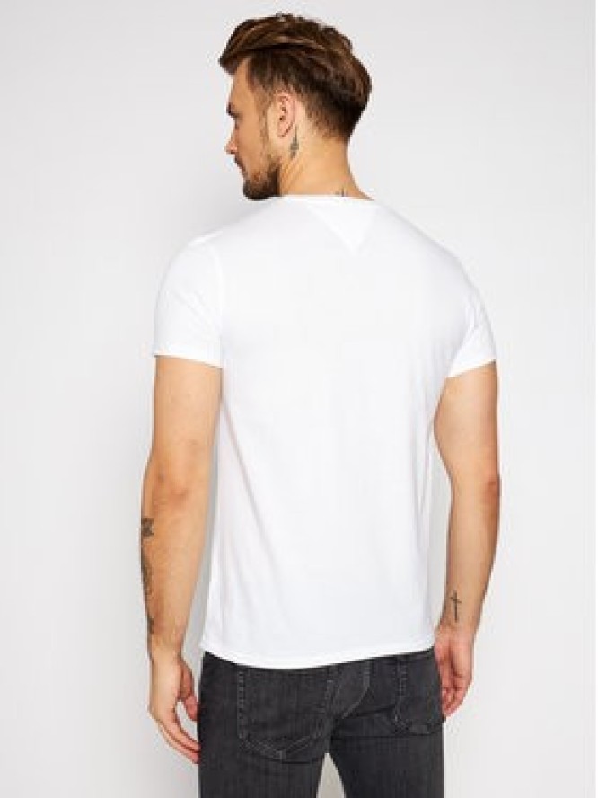 Tommy Jeans T-Shirt DM0DM04411 Biały Regular Fit