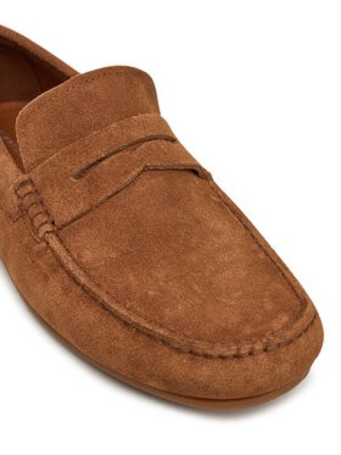 Tommy Hilfiger Mokasyny Casual Hilfiger Suede Driver FM0FM04998 Brązowy