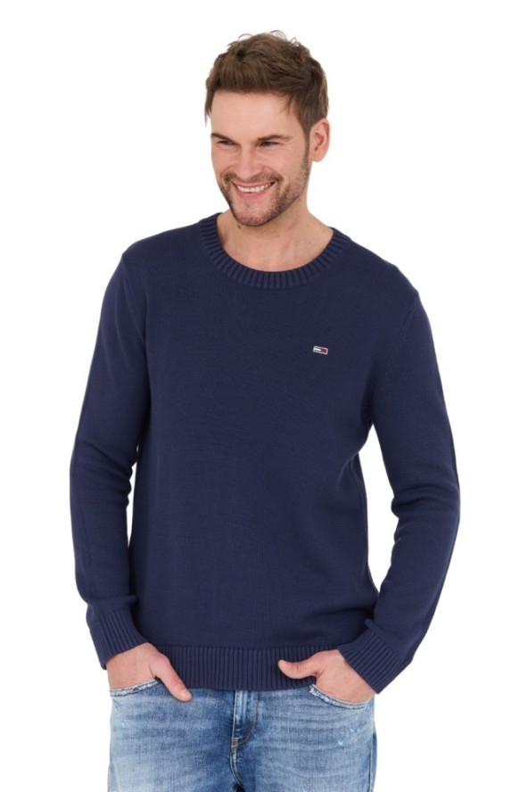 TOMMY JEANS Granatowy sweter