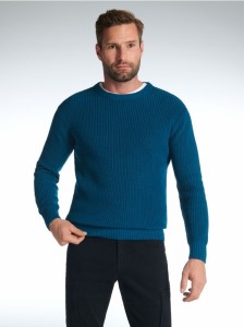 Sweter - niebieski