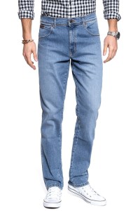 WRANGLER SPODNIE MĘSKIE TEXAS SLIM BLUE HONOR W12SM511Q