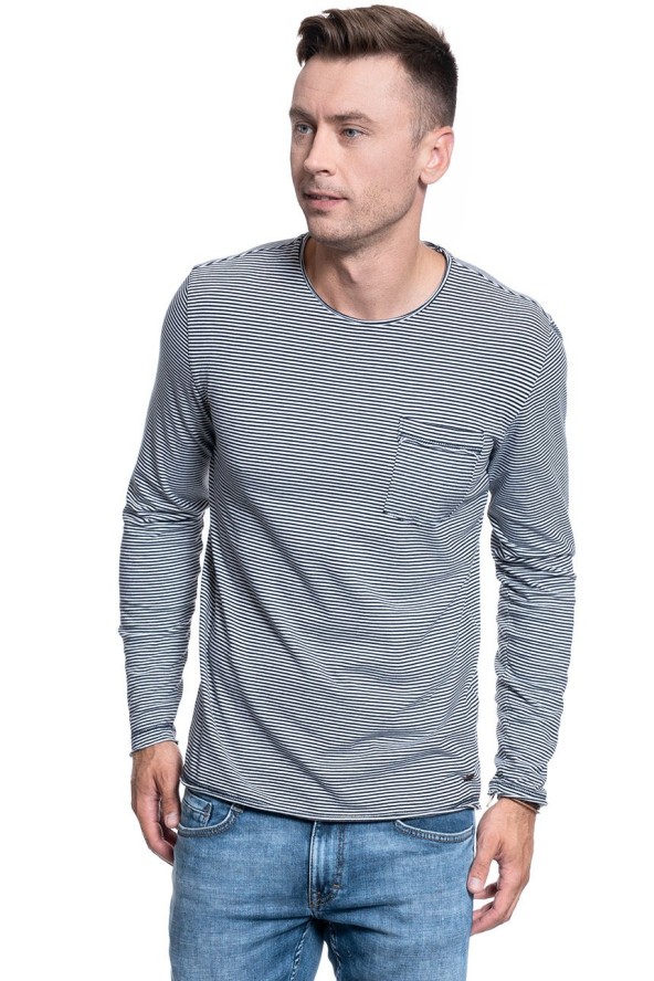 MĘSKI LONGSLEEVE MUSTANG ADRIAN C STRIPED FineStripe 1007860 11397