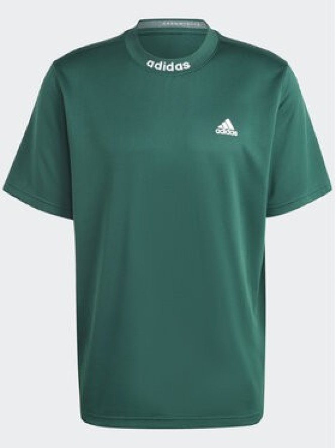 adidas T-Shirt IJ6462 Zielony Loose Fit