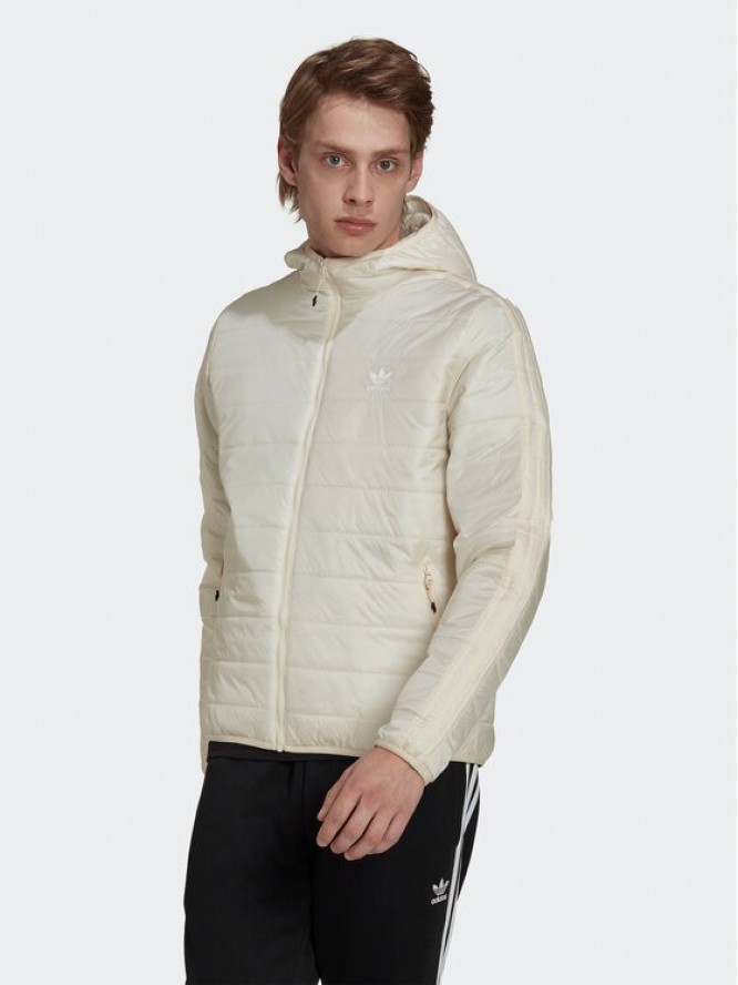 adidas Kurtka puchowa Puffer HL9213 Écru Regular Fit