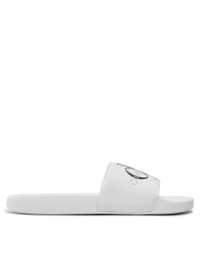 Calvin Klein Jeans Klapki Slide Monogram Co YM0YM00061 Biały