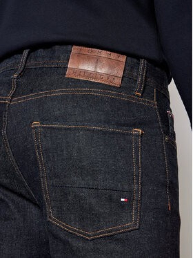 Tommy Hilfiger Jeansy Denton MW0MW15578 Granatowy Straight Leg