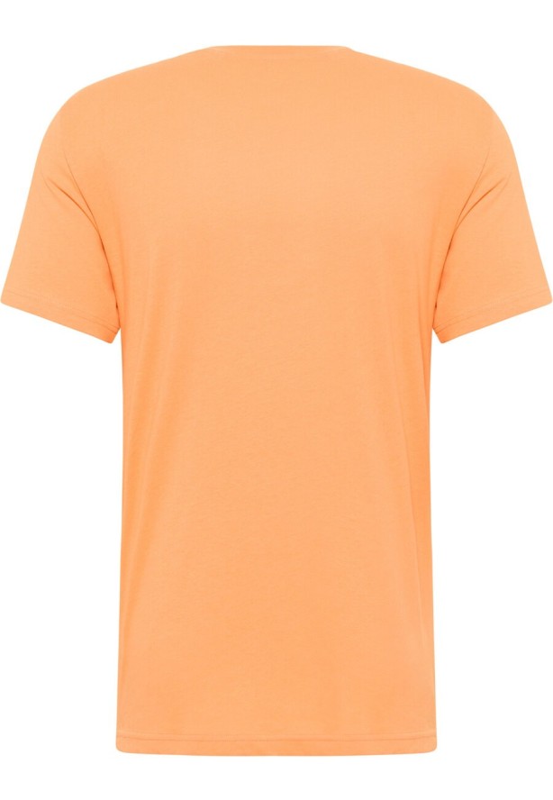 MUSTANG AUSTIN MĘSKI T-SHIRT KOSZULKA NADRUK TANGERINE 1014938 7036